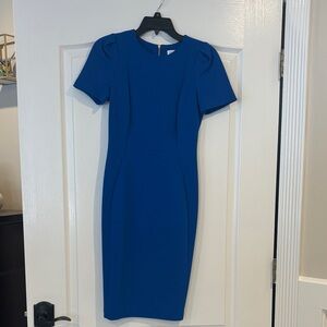 Calvin Klein Royal Blue Midi Dress